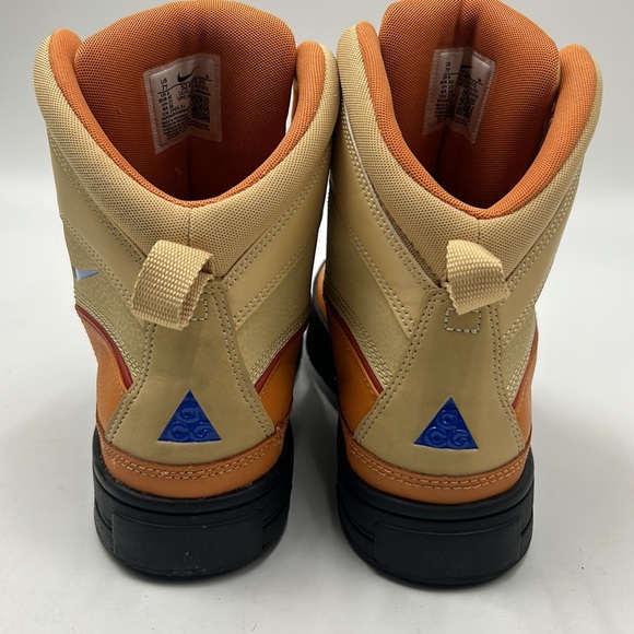 NIKE ACG WOODSIDE 2 ll BOOT YOUTH 7 WOMEN SIZE 8.5 TAN ORANGE LACE UP BOOT - Picture 3 of 12